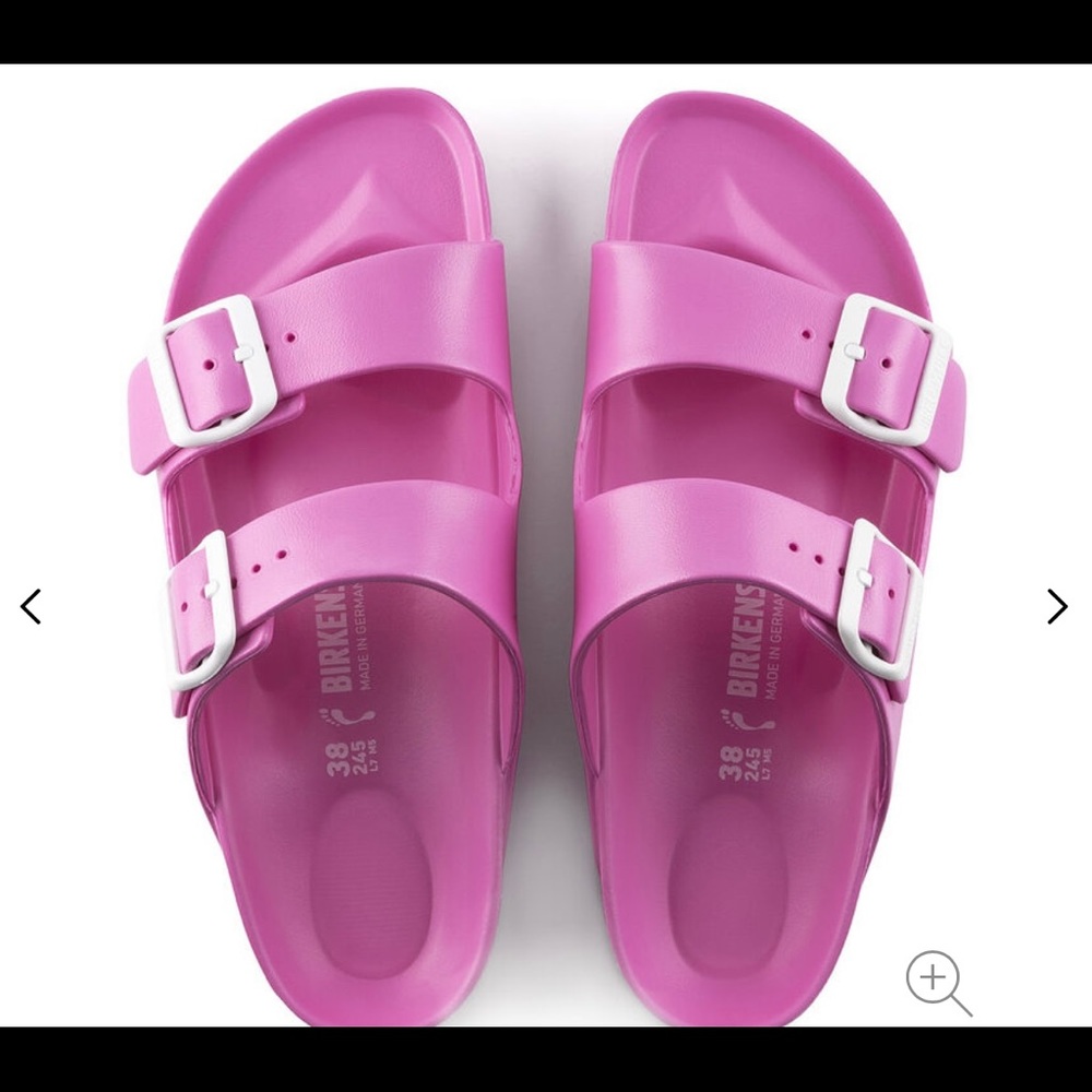 Hot Pink-size 8- Birkenstocks, Eva.Water resistant